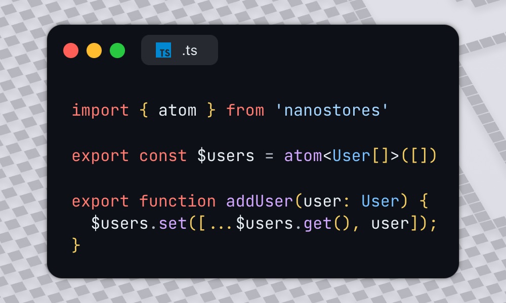 Nanostores state management library demo