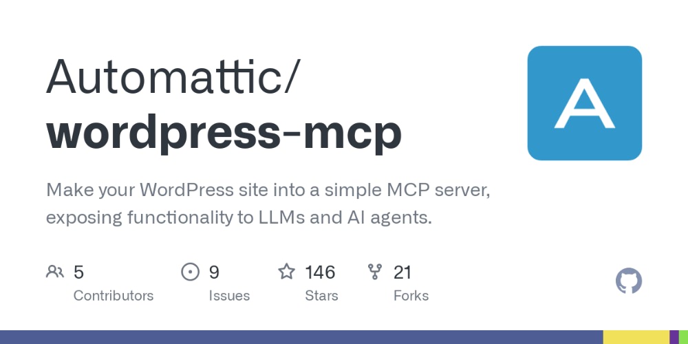 WordPress MCP plugin interface