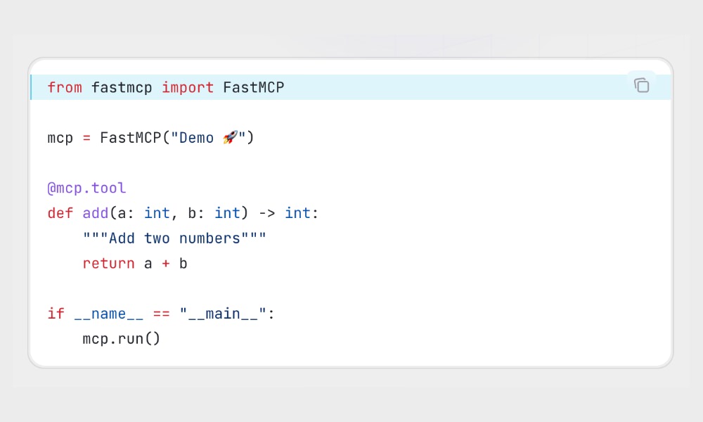 FastMCP Python framework overview