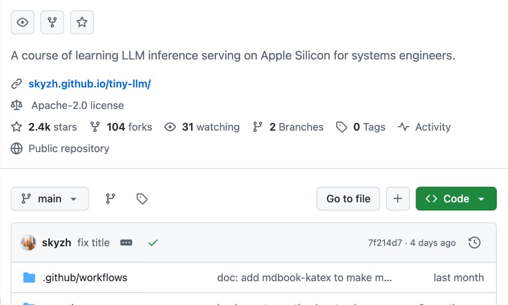 TinyLLM course learning platform