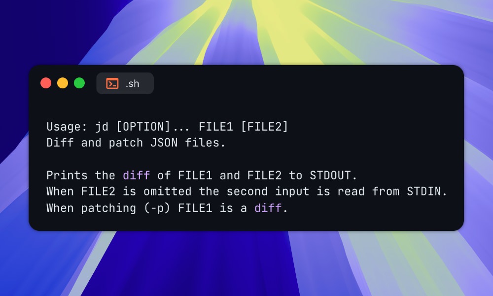 JD JSON diff utility