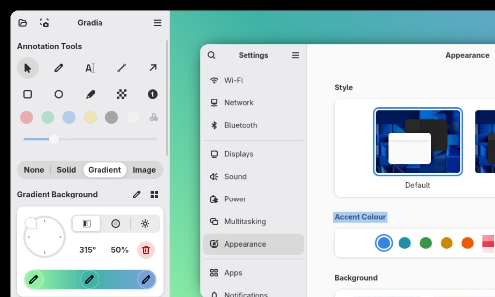 Gradia Linux screenshot editor