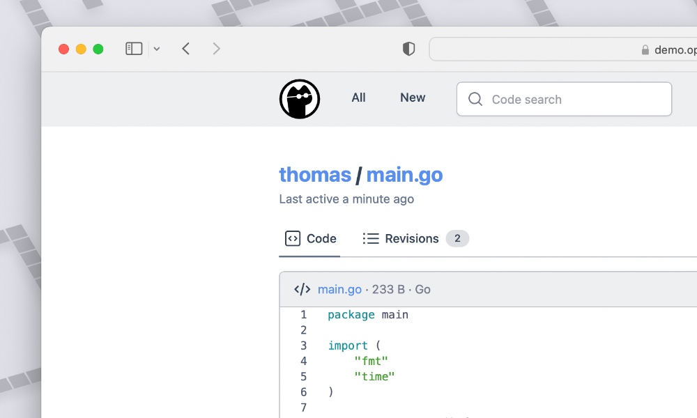 OpenGist self-hosted code sharing