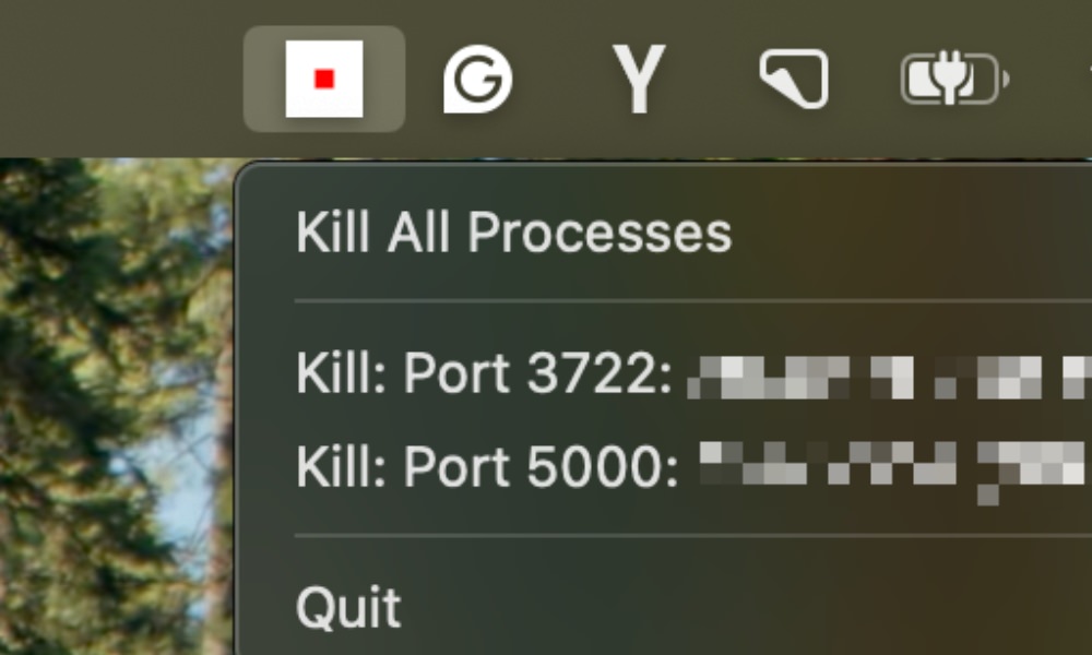 PortKill macOS port manager
